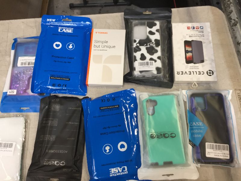 Photo 2 of lot of 10 misc cellphones cases-- new and different styles 