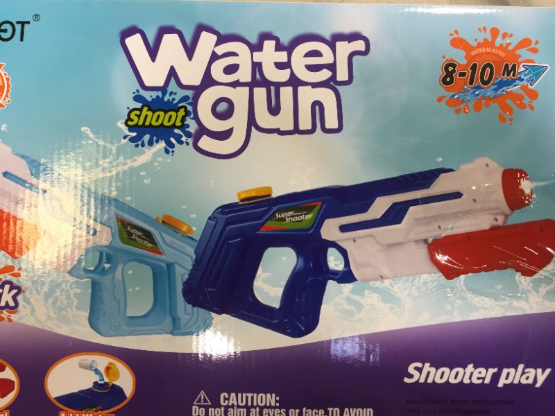 Photo 1 of 2 water gun set 