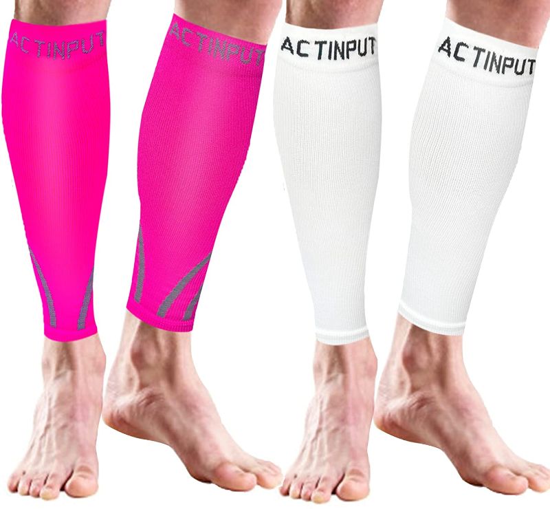 Photo 1 of Calf Compression Sleeves Women Men - Leg Compression Socks for Runners, Shin Splint,Recovery size M
