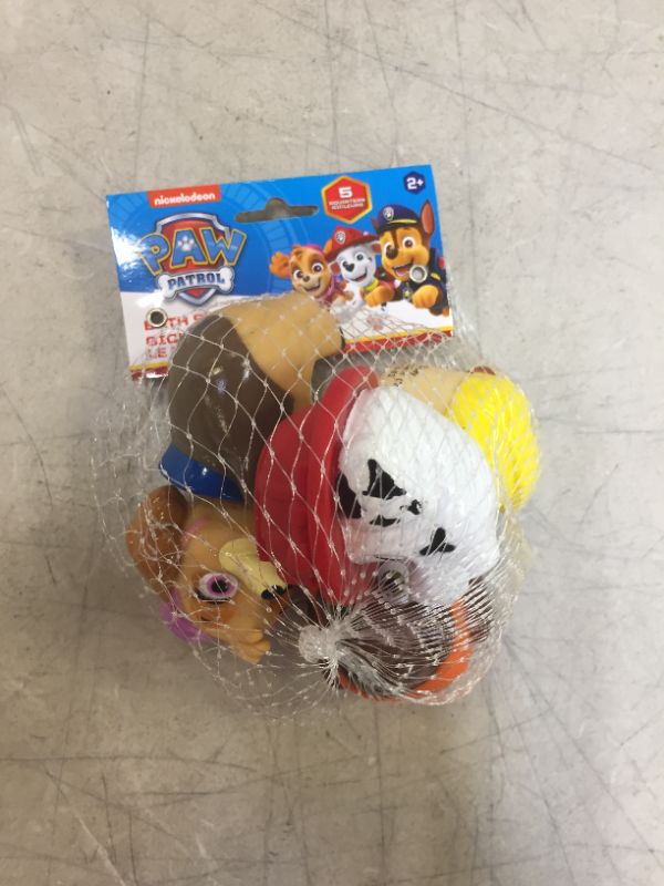 Photo 1 of Nickelodeon Paw Patrol Bath Squirter, 5 Pack