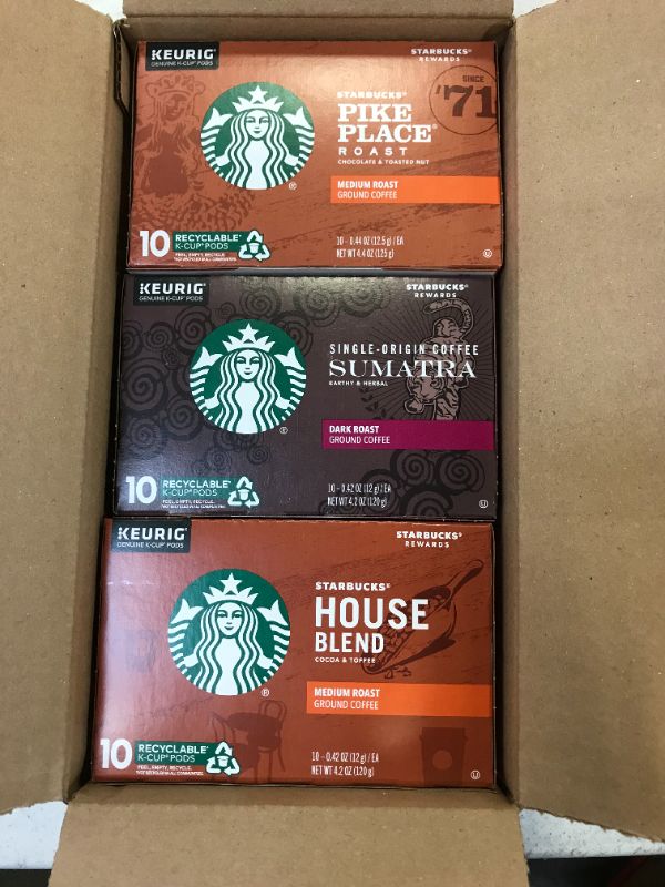 Photo 1 of  60 Count Keurig K-cups, Starbucks Classic Mix Variety Coffee Pods Best By Mar.25.22