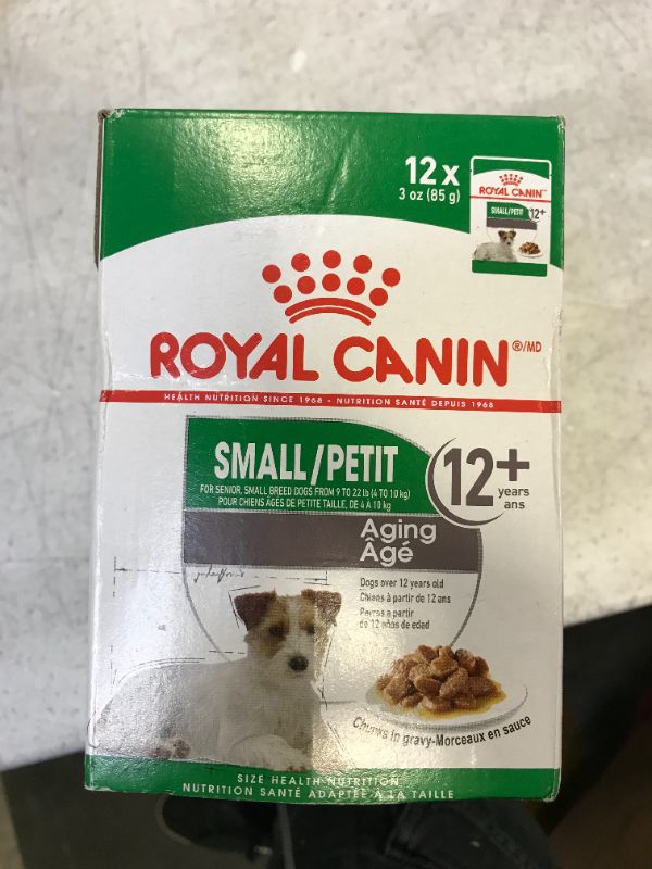 Photo 1 of  Royal Canin Small Aging Wet Dog Food 3 Oz Pouch Pack Of 12 Exp 9.8.22