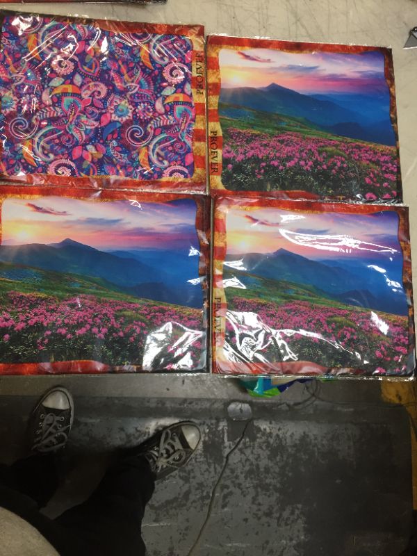 Photo 1 of Decorative Mouse Pad 4 Pack