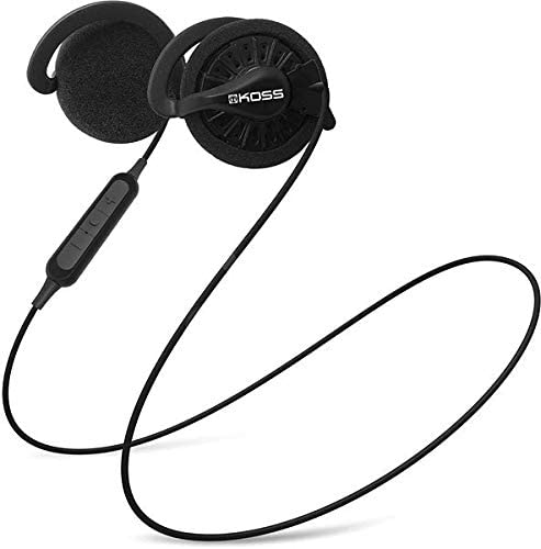 Photo 1 of Koss KSC35 Wireless Bluetooth Ear Clip Headphones, in-Line Microphone with Remote, 6+ Hour Battery Life, Black
