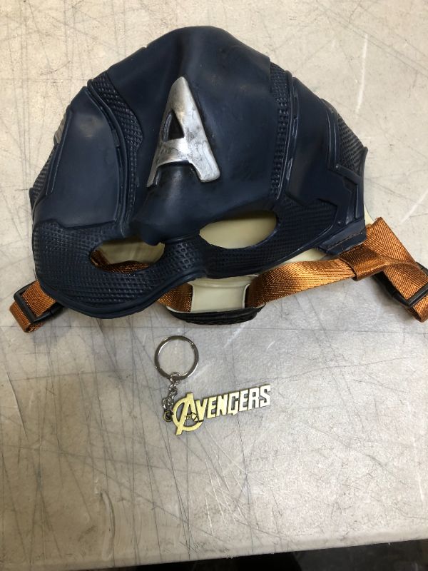 Photo 1 of Captain America Mask with Avengers KeyChain