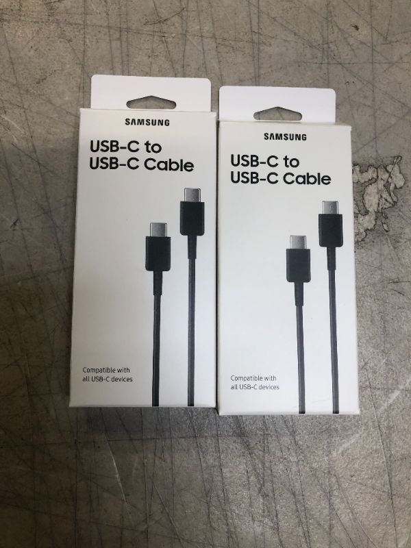 Photo 1 of Samsung USB-C to USB-C Cable 2 pack
