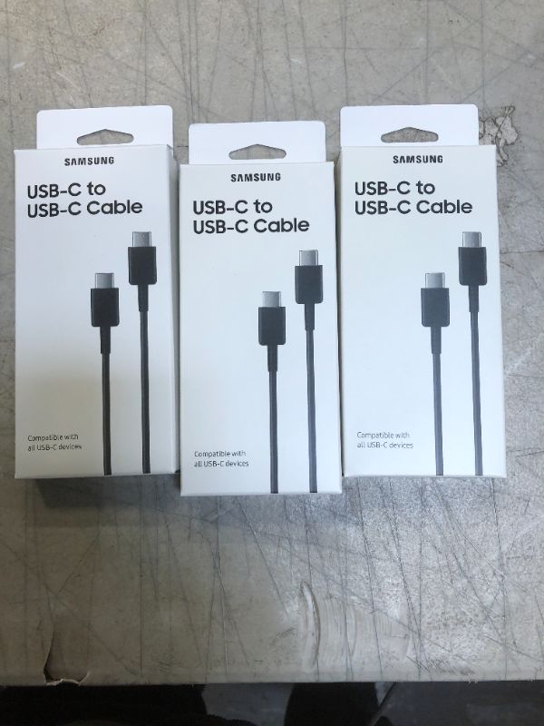 Photo 1 of Samsung USB-C to USB-C Cable 3 pack