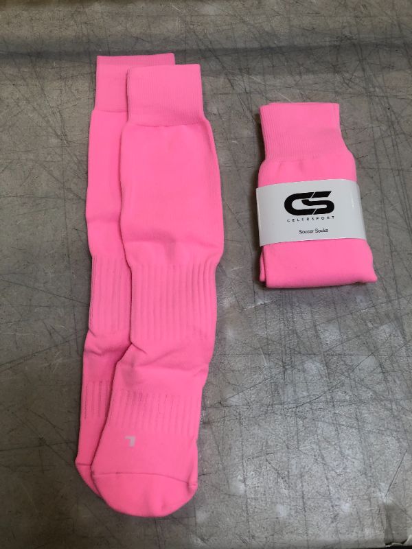 Photo 1 of CelerSport Soccer Socks 2 pair pack Sz XS