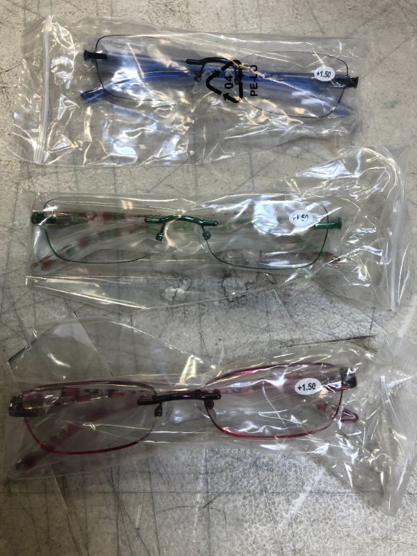 Photo 1 of Decorative Reading Glasses 1.50+ 3 pack