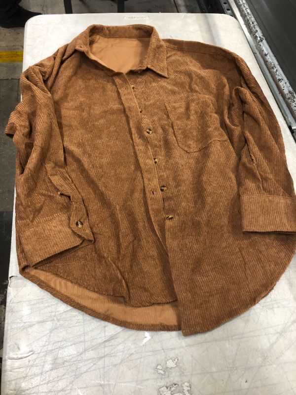 Photo 1 of Generic Brown Button Up Sz Small