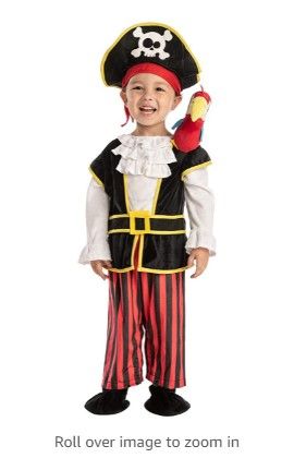 Photo 1 of 18-24MONTHS , Spooktacular Creations Baby Pirate Costume for Infant Halloween Trick or Treating,Dress-up Parties
