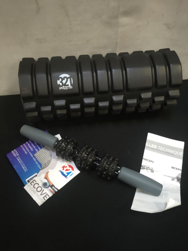Photo 5 of 321 STRONG 5 in 1 Foam Roller Set Includes Hollow Core Massage Roller
