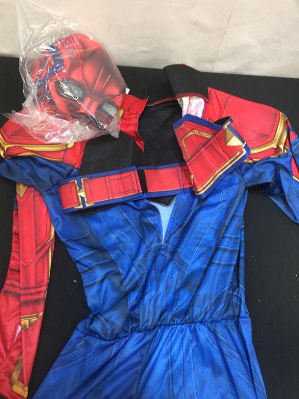 Photo 3 of Girls Captain Marvel Hero Suit Deluxe Superhero Costume size 12-14
