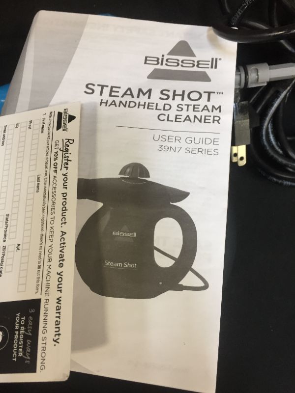 Photo 5 of Bissell Steam Shot Handheld Steam Cleaner 