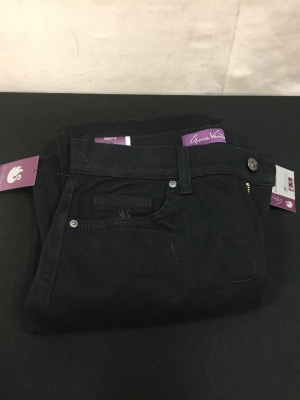 Photo 3 of Gloria Vanderbilt Women's Amanda Classic Tapered Slimming Jean - Black - 8 Tall
