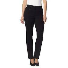 Photo 1 of Gloria Vanderbilt Women's Amanda Classic Tapered Slimming Jean - Black - 8 Tall
