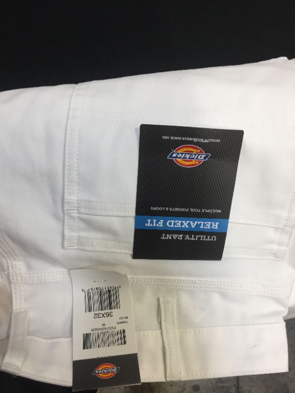 Photo 5 of Dickies Pants Relaxed Fit 36-32 White Painters Pant 1953WH3632
