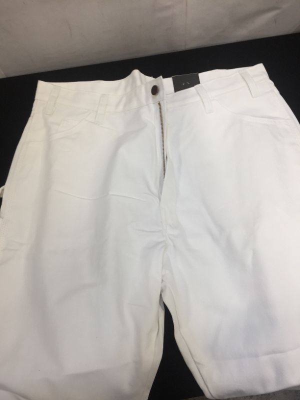 Photo 2 of Dickies Pants Relaxed Fit 36-32 White Painters Pant 1953WH3632
