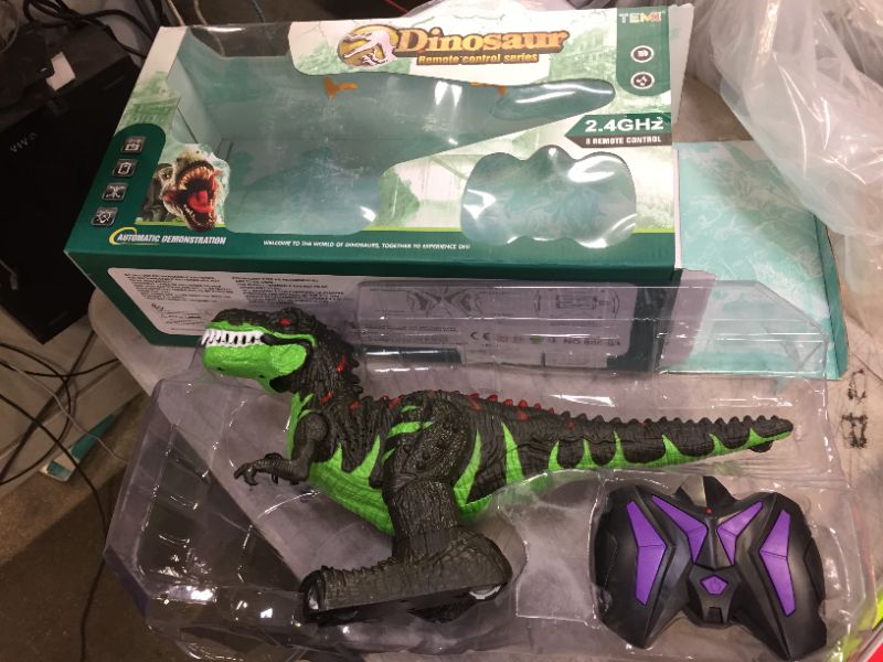 Photo 1 of temi boys dinosaur toy with remote 360 rotation stunt 