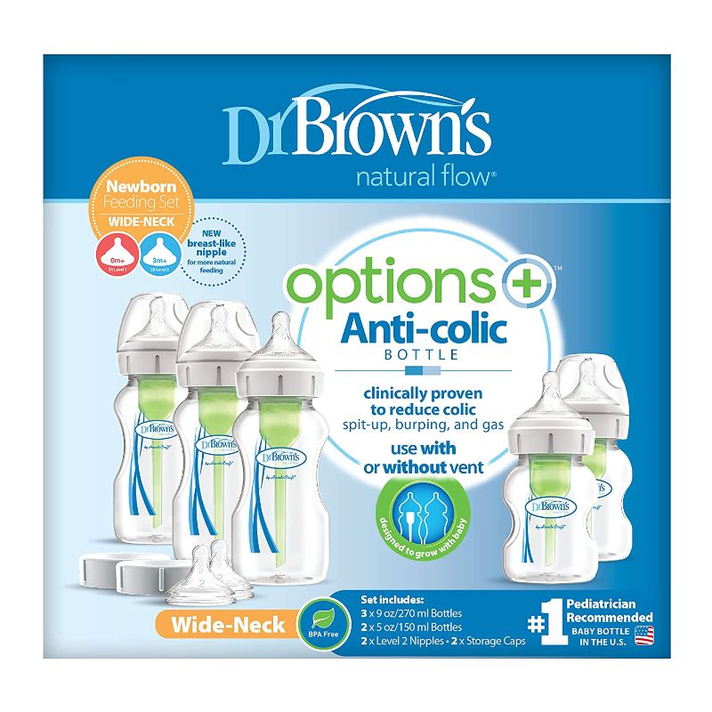 Photo 1 of Dr. Brown's Options+ Newborn Wide-Neck Bottle Set
