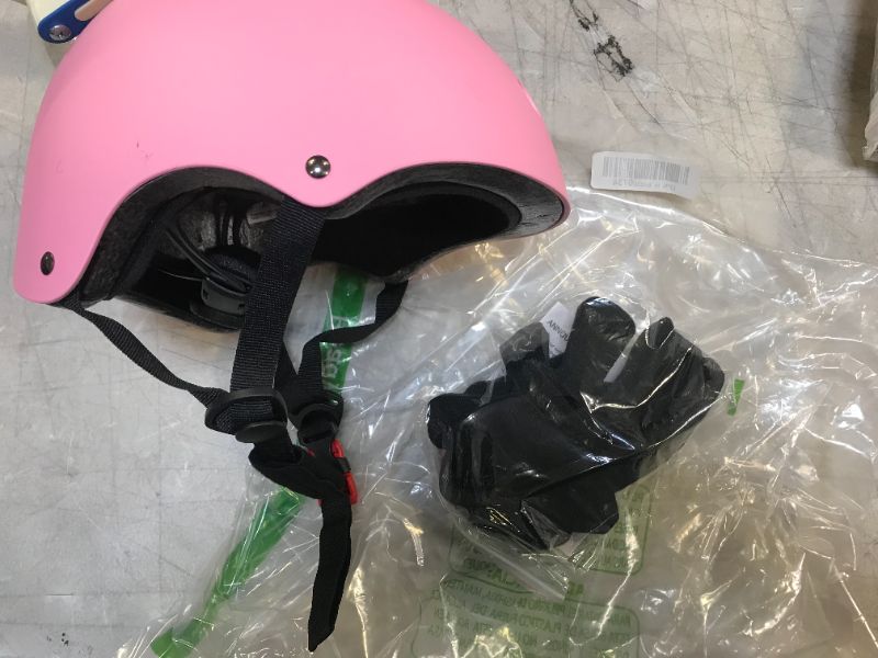 Photo 1 of kids small size pink helmet minor scratch 