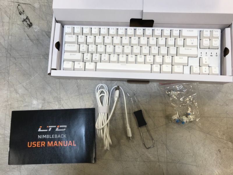 Photo 1 of nimbleback ltc keyboard white