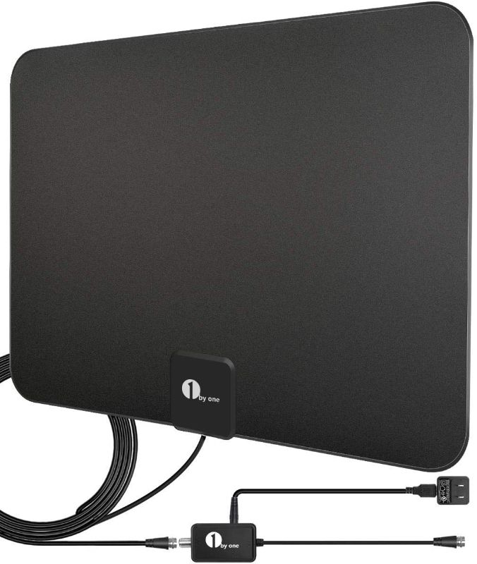 Photo 1 of Amplified HD Digital TV Antenna - Support 4K 1080p and All Older TV's - Indoor Smart Switch Amplifier Signal Booster - Coax HDTV Cable/AC Adapter
