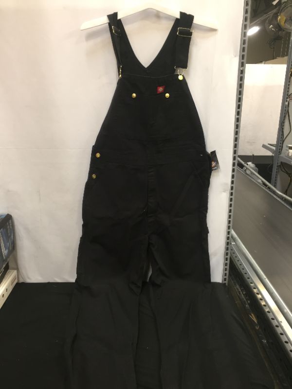 Photo 2 of Dickies mens Bib Overall Black 34 x 32