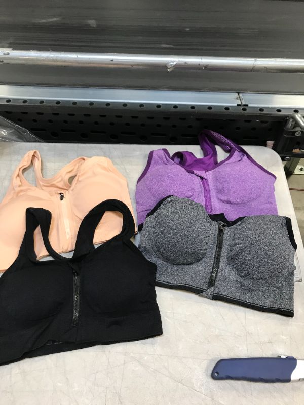 Photo 1 of 4 pack sports bras for women
M