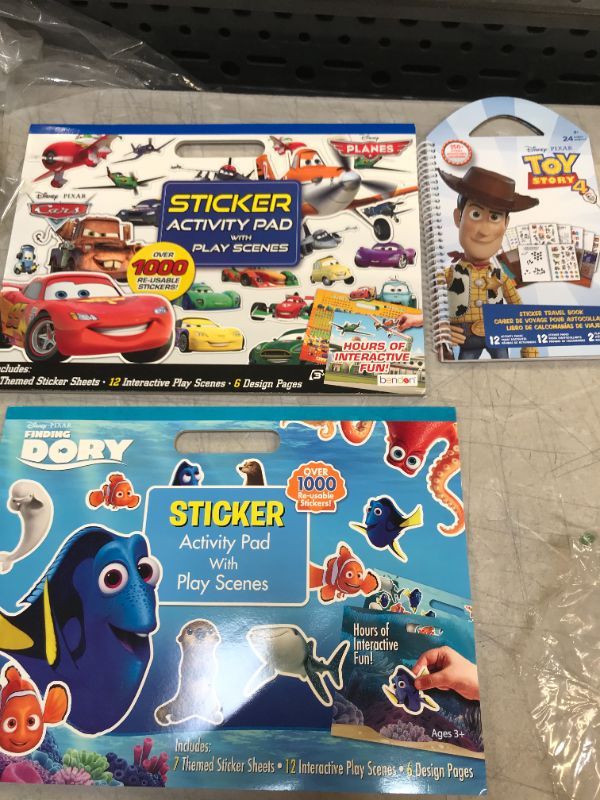 Photo 1 of 3 PACK STICKER BOOK