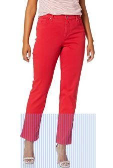 Photo 1 of gloria vanderbilt jeans amanda swan series flawless flex RED
16