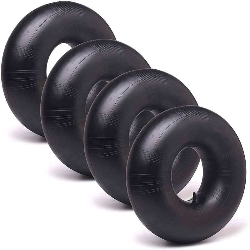 Photo 1 of  4.00/3.50-6'' Heavy Duty Replacement Inner Tube with TR-13 Straight Valve Stem (4-Pack) - for Wheelbarrows, Mowers, Hand Trucks and More
