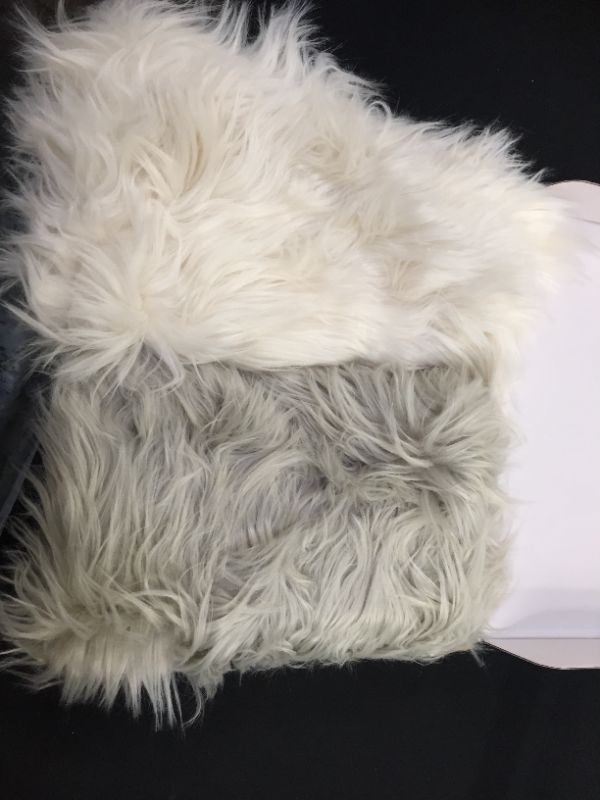Photo 1 of Faux Fur Newborn Photography Props by First Landings | Set of 2 Ultra Soft Faux Furs | Baby Photoshoot Props | Baby Photo Props | Photo Props for Babies | Newborn Faux Fur Photography Prop
