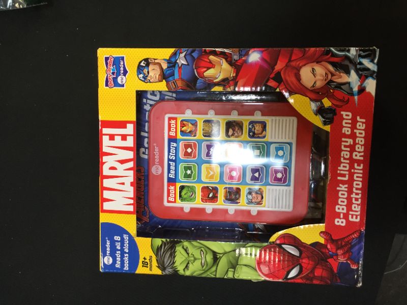 Photo 3 of Marvel Super Heroes Spider-man, Avengers, Guardians, and More! - Me Reader Electronic Reader with 8 Book Library - PI Kids Hardcover – Illustrated
