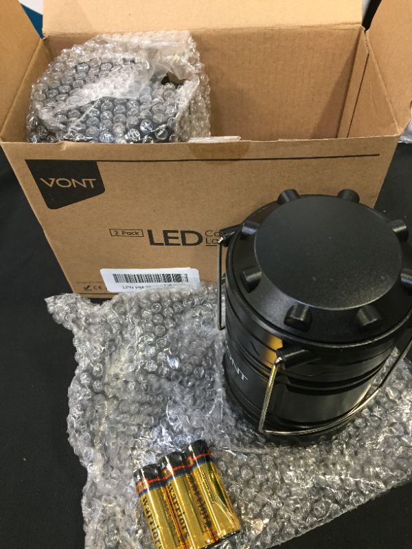 Photo 1 of 2 PK VONT LED CAMPING LANTERN LIGHTS 