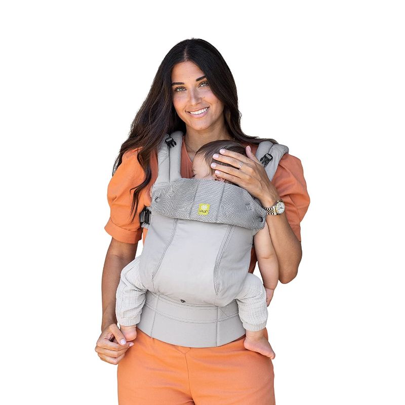 Photo 1 of LÍLLÉbaby Complete All Seasons Ergonomic All-Positions Baby Carrier Newborn to Toddler with Lumbar Support, 7-45 Pounds, Stone
