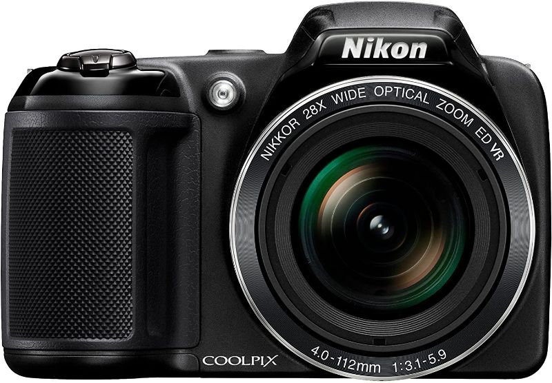 Photo 1 of Nikon Coolpix L340 20.2 MP Digital Camera with 28x Optical Zoom and 3.0-Inch LCD (Black)
