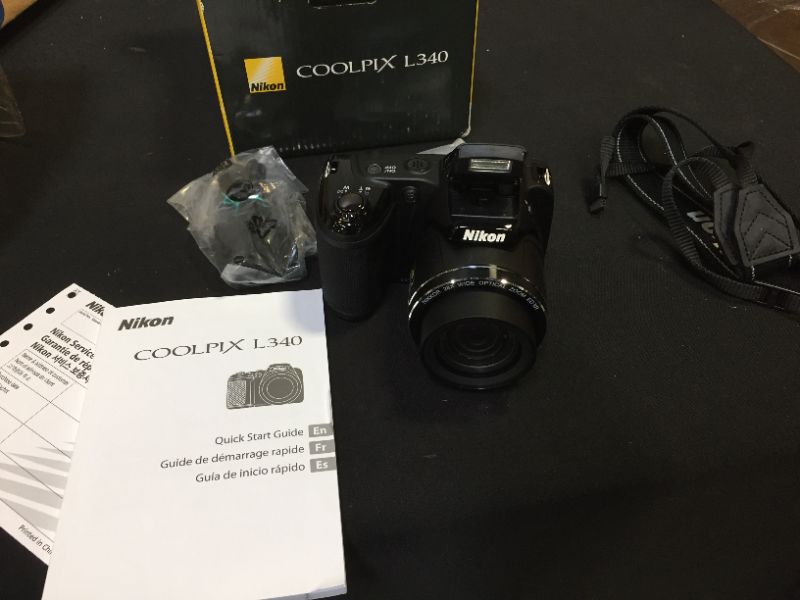 Photo 2 of Nikon Coolpix L340 20.2 MP Digital Camera with 28x Optical Zoom and 3.0-Inch LCD (Black)
