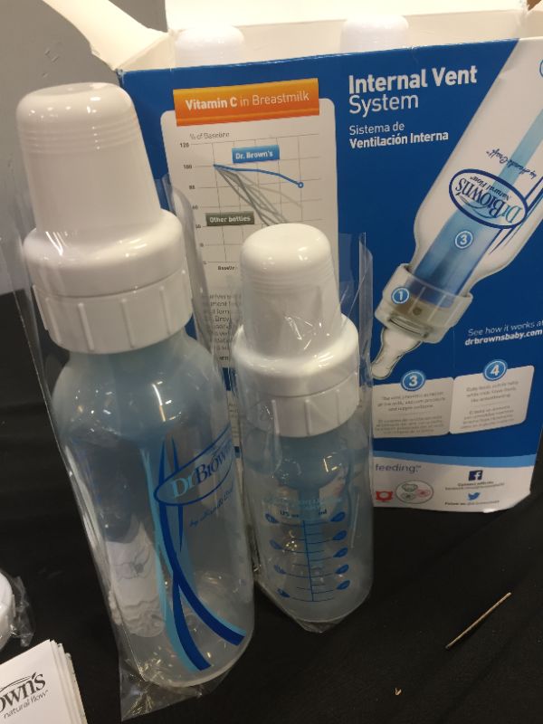 Photo 2 of Dr. Brown’s Natural Flow® Options+™ Anti-colic Baby Bottles Newborn Feeding Set
