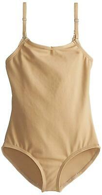 Photo 1 of Big Girls' Team Basic Camisole Leotard W/, Nude, Size Small (4-6) DX0z
