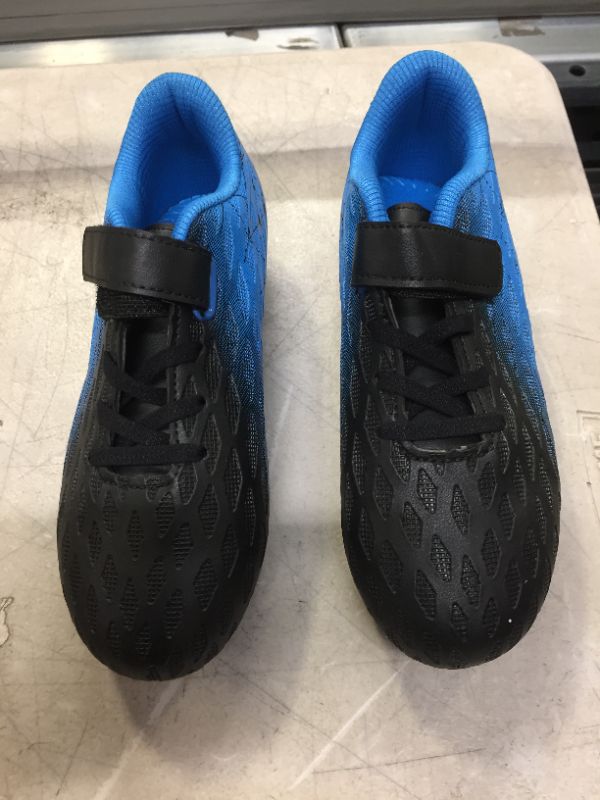 Photo 1 of brooman Kids Firm Ground Soccer Cleats Boys Girls Athletic Outdoor Football Shoes SIZE 2 LITTLE KID
