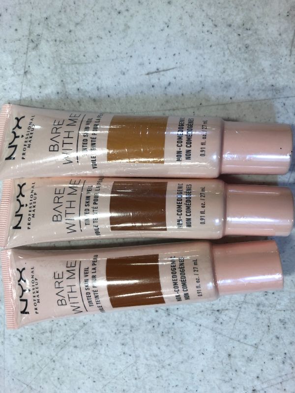 Photo 1 of 3 different tones 3 pcs Mini ---0.91fl oz ----------NYX Professional Makeup Bare with Me Tinted Skin Veil Lightweight BB Cream - 0.91 fl oz
Shop collections
