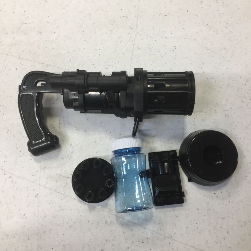 Photo 1 of Gatling Bubble Machine gun, 2021 New Kids Bubble Gun, 15-Hole Large Number Automatic Bubble Machine, Outdoor Toys for Boys and Girls/Black