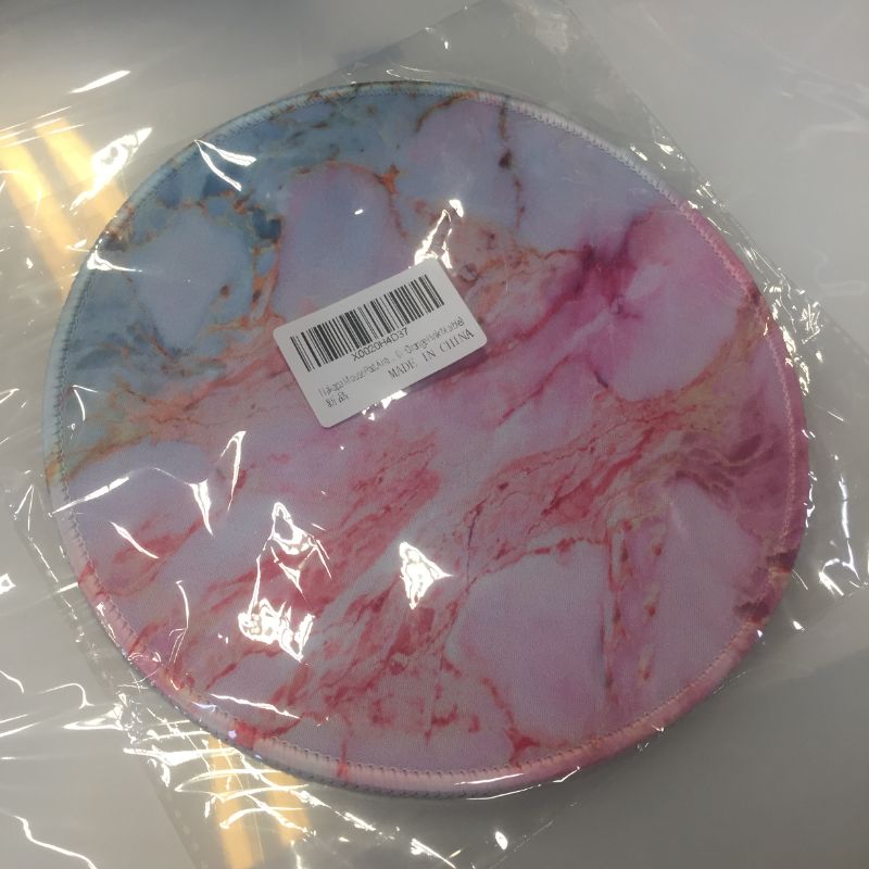 Photo 1 of Orange, Pink,, Blue marble mouse pad