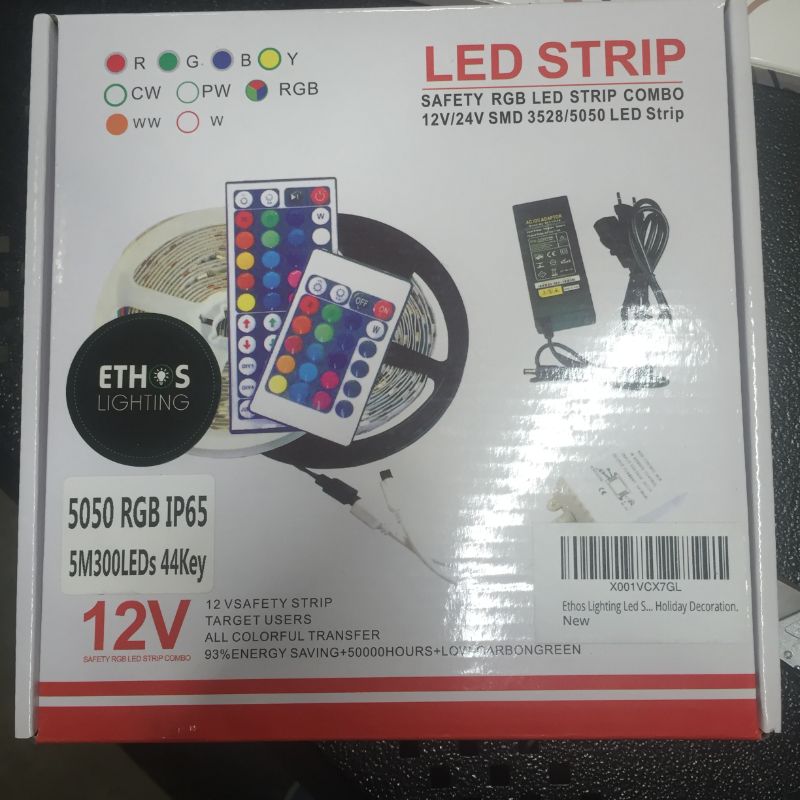 Photo 1 of ethos lighting LED STRIPS 5050 RGB IP65 12V safety strip 