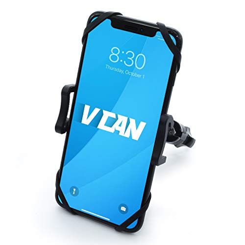 Photo 1 of VCAN Universal Premium Bike Phone Mount for Motorcycle - Bike Handlebars, Adjustable, Fits iPhone 11, X, XR, 8 | 8 Plus, 7 | 7 Plus, 6s Plus | Galaxy, S10, S9, S8, Holds Phones Up to 4" Wide