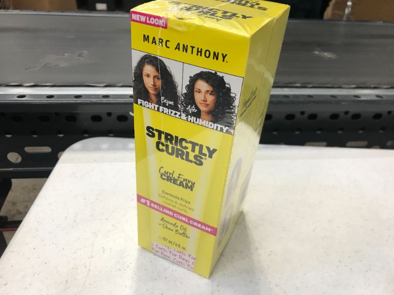 Photo 2 of 2 pack Marc Anthony Strictly Curls Defining Enhancing Cream– Shea Butter Vitamin E Avocado Oil Sulfate Free Anti Frizz Styling Product For Wavy Dry Damaged Curly Hair, Yellow, 2 Count
