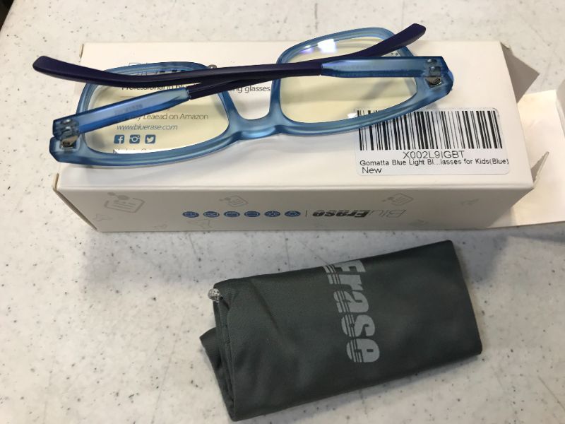 Photo 1 of Leaead Blue Light Blocking Glasses BluErase Lens TR90 Frame Anti Eyestrain Anti-UV Computer/Gaming/TV/Phones Glasses for Kids
