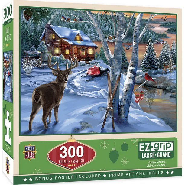 Photo 1 of MasterPieces - Holiday - Holiday Visitors 300 Piece EZ Grip Puzzle
