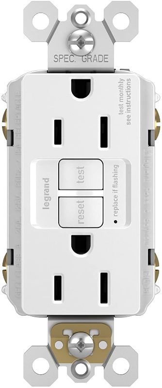 Photo 1 of Legrand radiant Self-Test GFCI Outlet